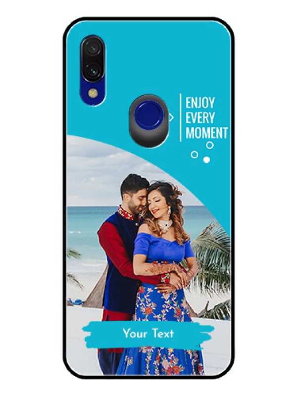 Custom Redmi 7 Custom Glass Mobile Case  - Happy Moment Design