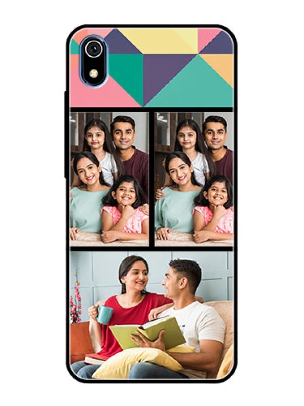 Custom Redmi 7A Custom Glass Phone Case  - Bulk Pic Upload Design