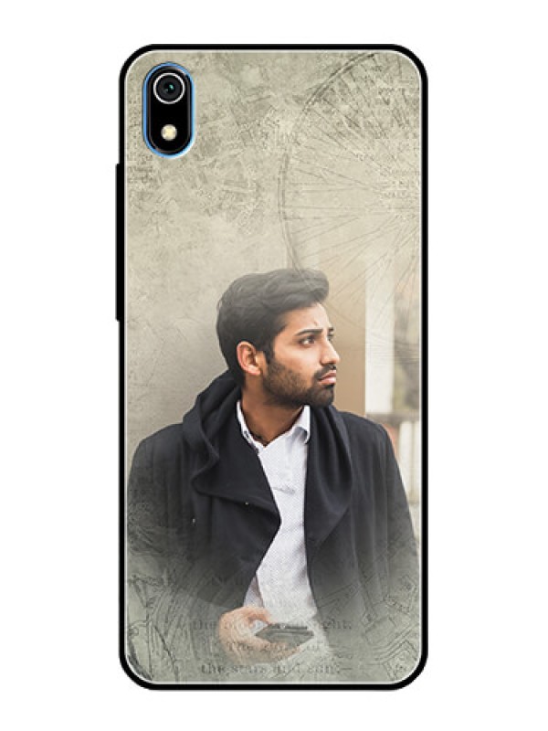 Custom Redmi 7A Custom Glass Phone Case  - with vintage design