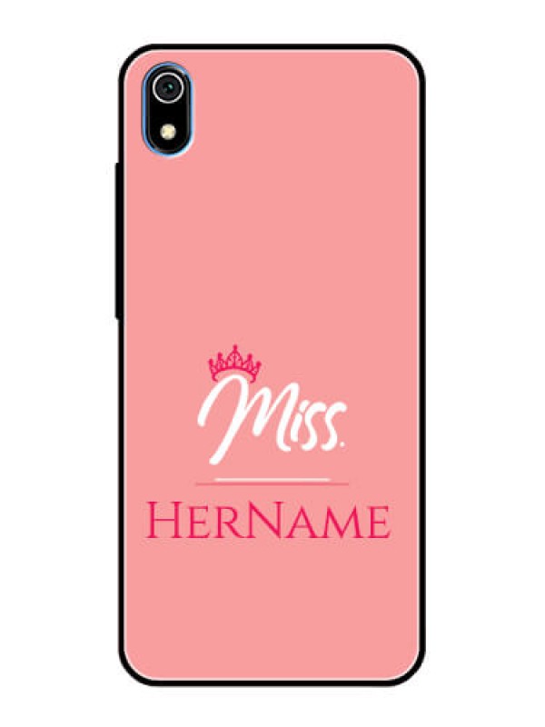 Custom Redmi 7A Custom Glass Phone Case Mrs with Name
