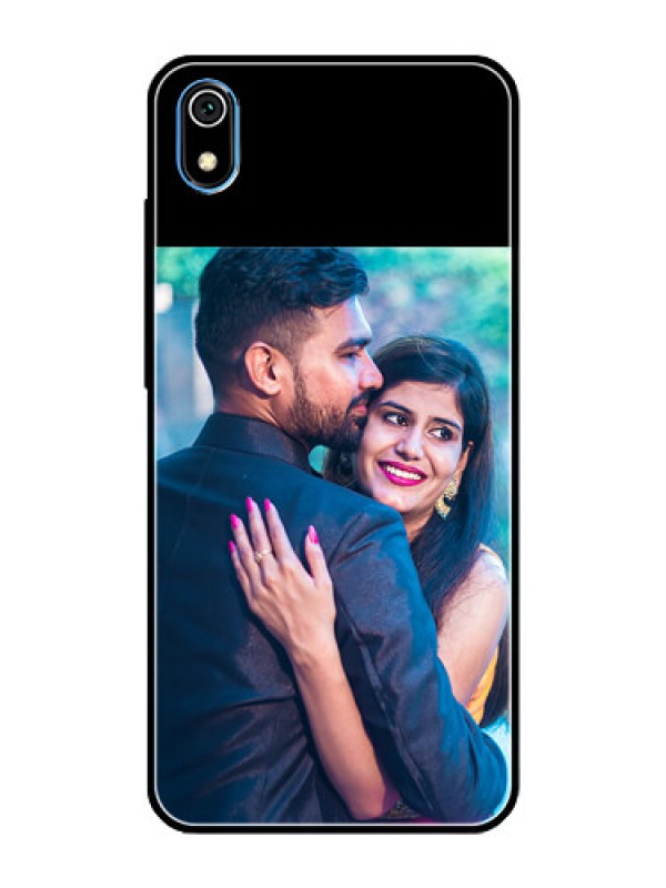 Custom Redmi7A Custom Glass Phone Case - Upload Full Picture With Custom Color Design