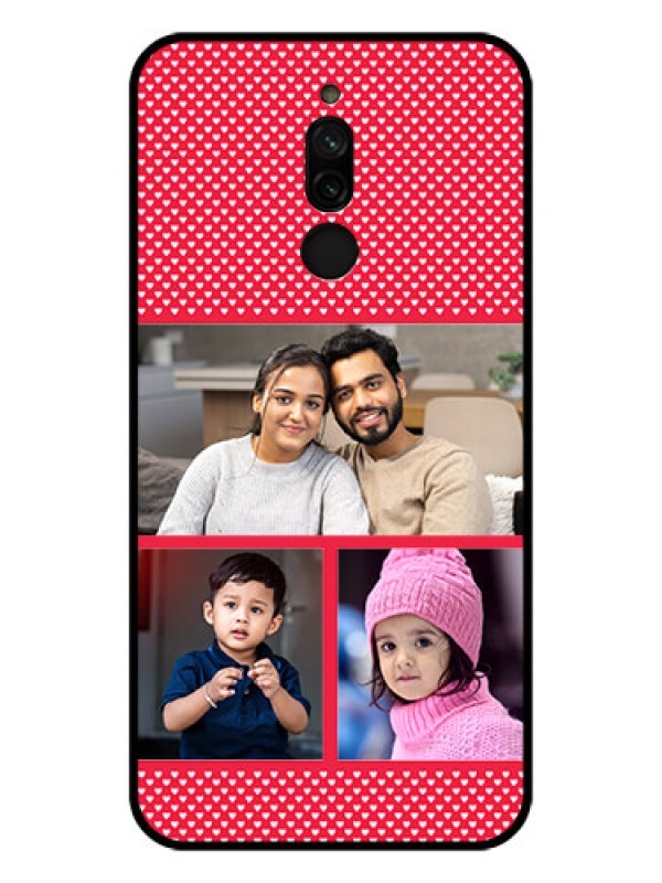 Custom Xiaomi Redmi 8 Personalized Glass Phone Case - Bulk Pic Upload Design