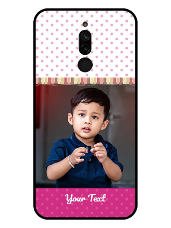 Custom Xiaomi Redmi 8 Photo Printing on Glass Case - Cute Girls Cover Design