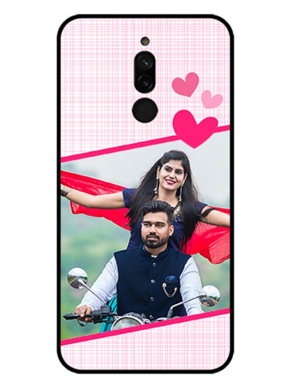 Custom Xiaomi Redmi 8 Custom Glass Phone Case - Love Shape Heart Design