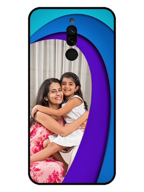 Custom Xiaomi Redmi 8 Photo Printing on Glass Case - Simple Pattern Design