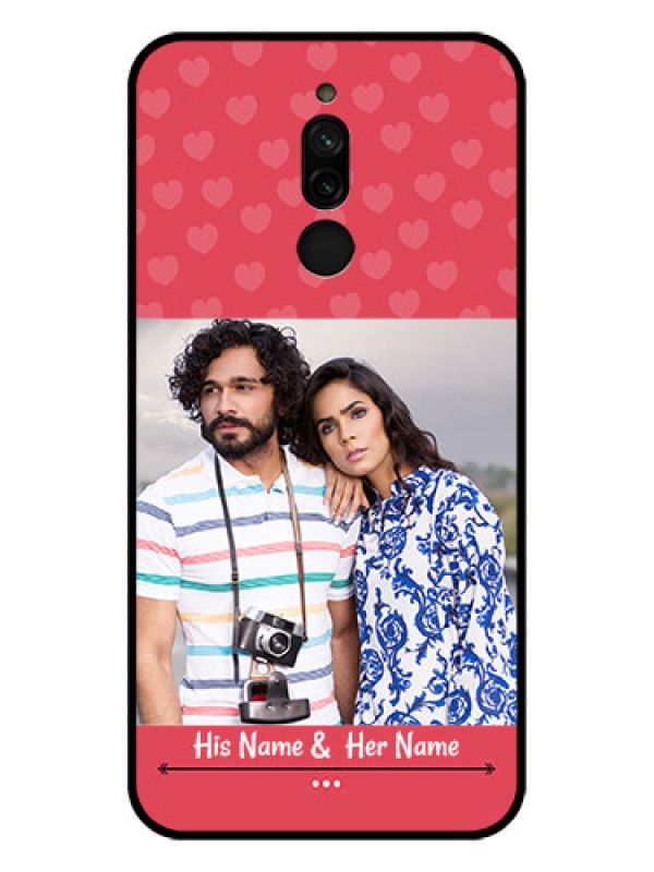 Custom Xiaomi Redmi 8 Photo Printing on Glass Case - Simple Love Design