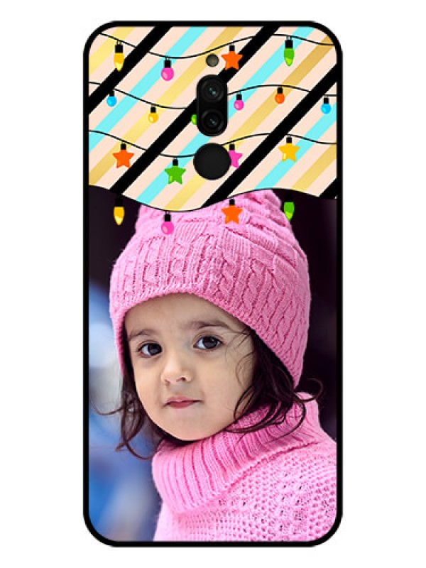 Custom Xiaomi Redmi 8 Custom Glass Mobile Case - Lights Hanging Design