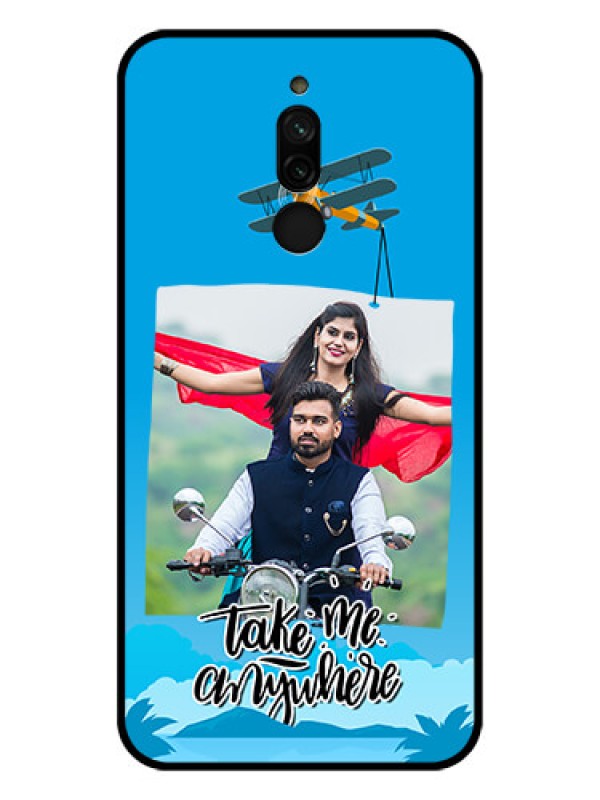 Custom Xiaomi Redmi 8 Custom Glass Mobile Case - Traveller Design