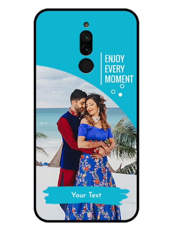 Custom Xiaomi Redmi 8 Custom Glass Mobile Case - Happy Moment Design