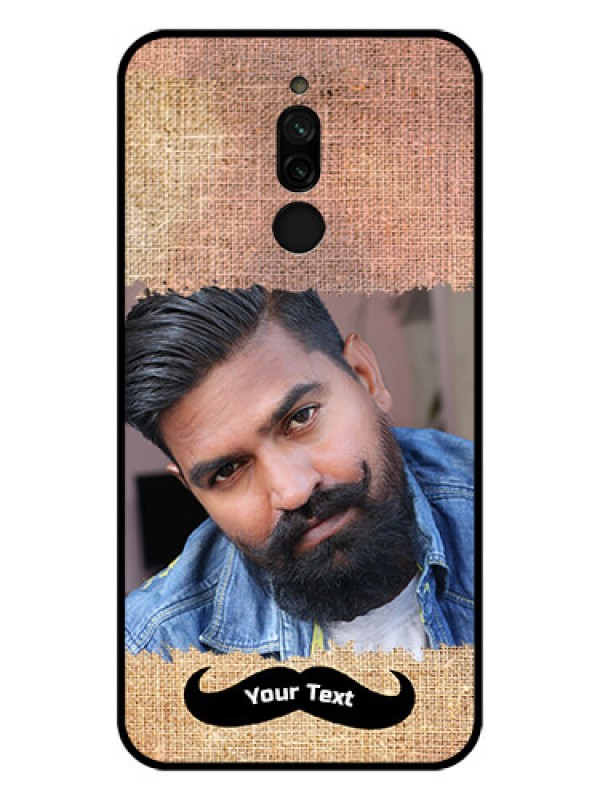 Custom Xiaomi Redmi 8 Personalized Glass Phone Case - with Texture Design
