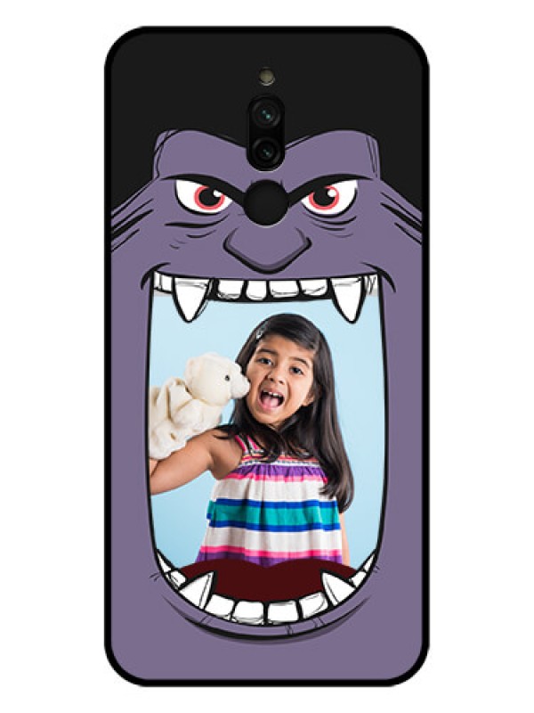 Custom Xiaomi Redmi 8 Custom Glass Phone Case - Angry Monster Design