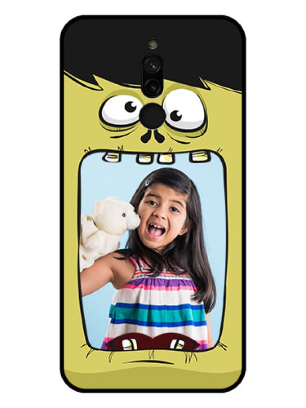 Custom Xiaomi Redmi 8 Personalized Glass Phone Case - Cartoon monster back case Design