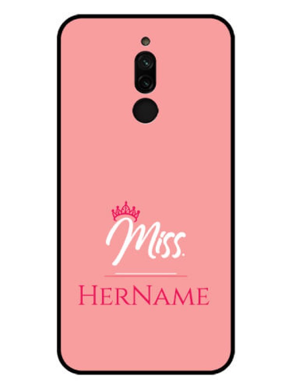 Custom Xiaomi Redmi 8 Custom Glass Phone Case Mrs with Name