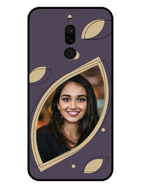 Custom Xiaomi Redmi 8 Custom Glass Mobile Case - Falling Leaf Design