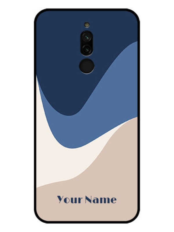 Custom Xiaomi Redmi 8 Custom Glass Phone Case - Abstract Drip Art Design