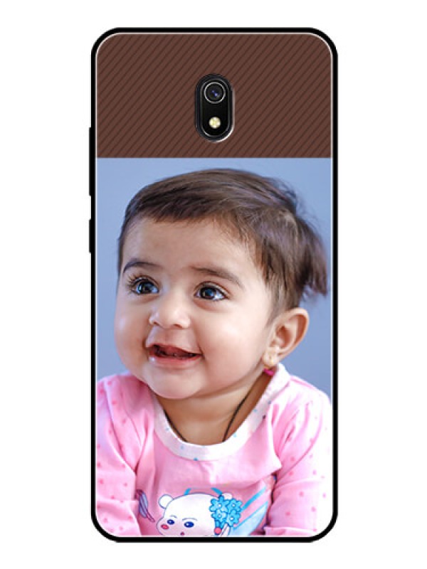 Custom Redmi 8A Custom Glass Mobile Case  - Elegant Case Design