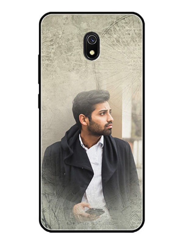 Custom Redmi 8A Custom Glass Phone Case  - with vintage design