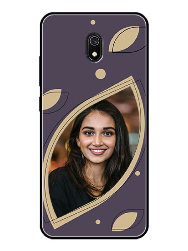 Custom Xiaomi Redmi 8A Custom Glass Mobile Case - Falling Leaf Design
