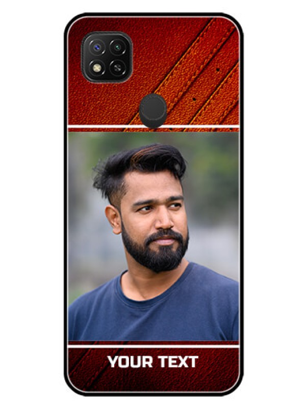 Custom Redmi 9 Activ Personalized Glass Phone Case  - Leather Phone Case Design
