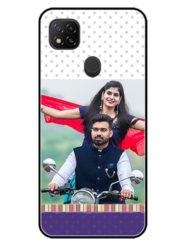 Custom Redmi 9 Activ Photo Printing on Glass Case  - Cute Family Design
