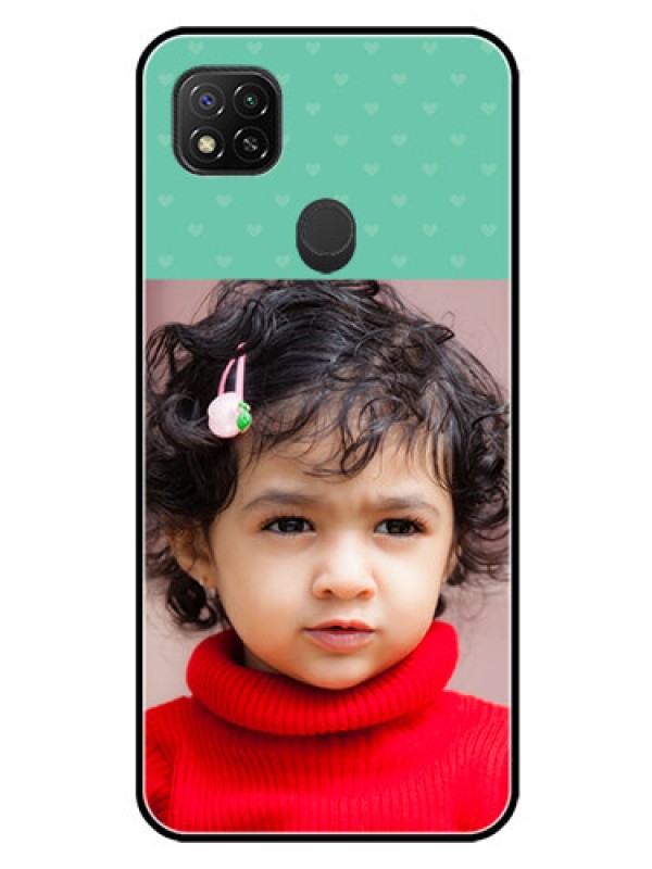 Custom Redmi 9 Activ Custom Glass Phone Case  - Lovers Picture Design