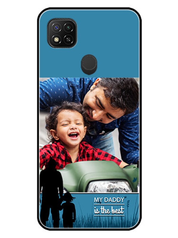 Custom Redmi 9 Activ Custom Glass Mobile Case  - Best dad design 