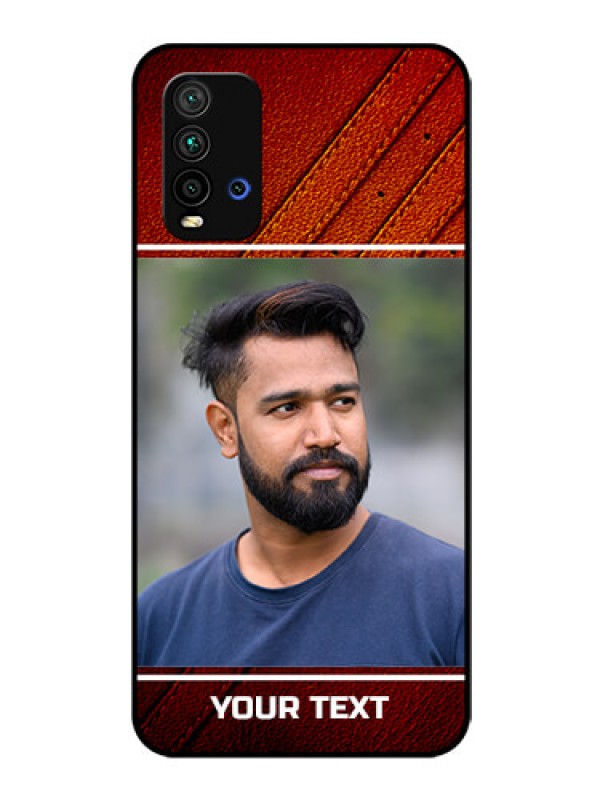 Custom Redmi 9 Power Personalized Glass Phone Case  - Leather Phone Case Design