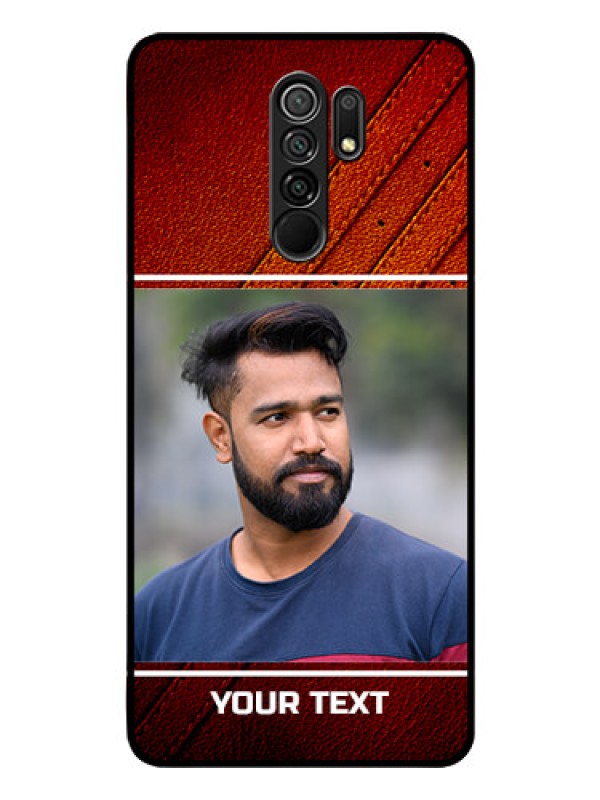 Custom Redmi 9 Prime Personalized Glass Phone Case  - Leather Phone Case Design