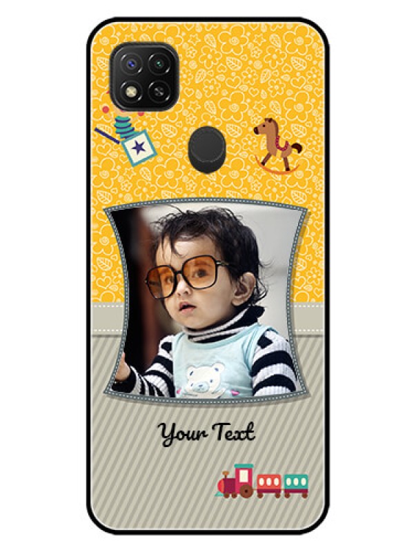 Custom Redmi 9 Personalized Glass Phone Case  - Baby Picture Upload Design