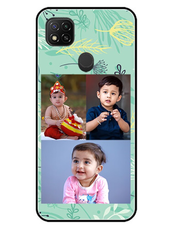 Custom Redmi 9 Photo Printing on Glass Case  - Forever Family Design 