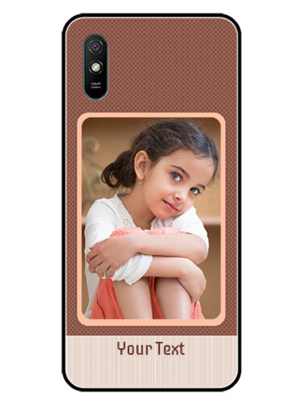 Custom Redmi 9A Sport Custom Glass Phone Case  - Simple Pic Upload Design