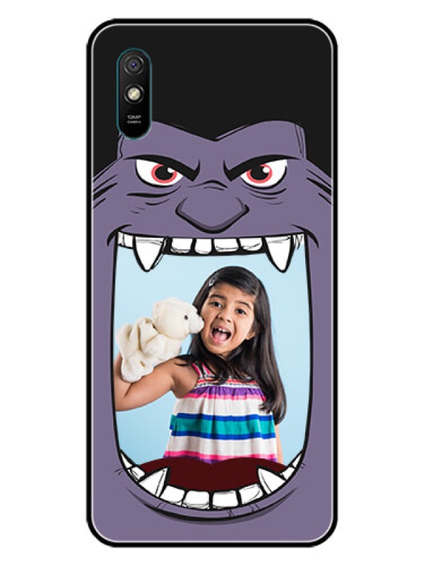Custom Redmi 9A Sport Custom Glass Phone Case  - Angry Monster Design