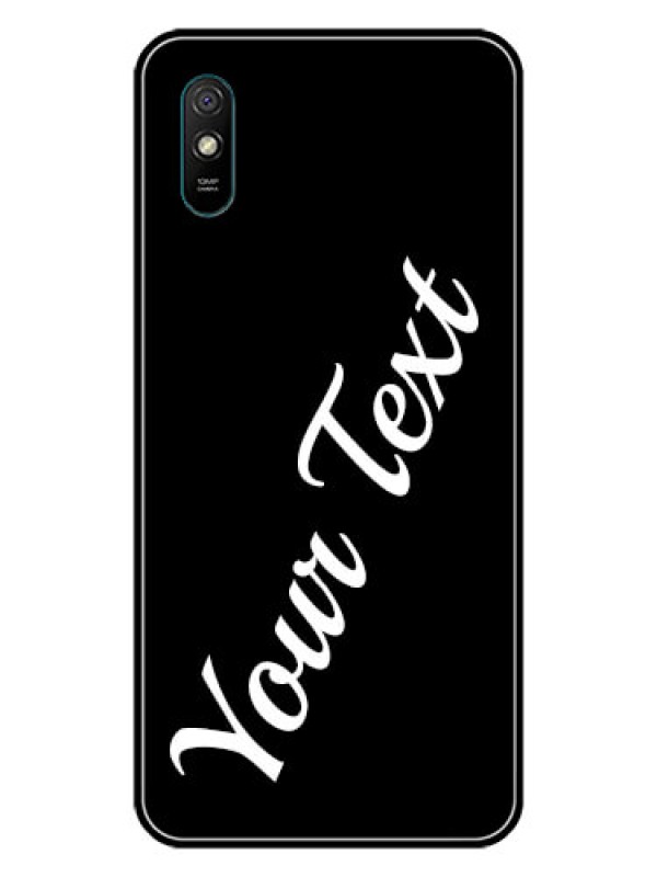 Custom Redmi 9A Sport Custom Glass Mobile Cover with Your Name