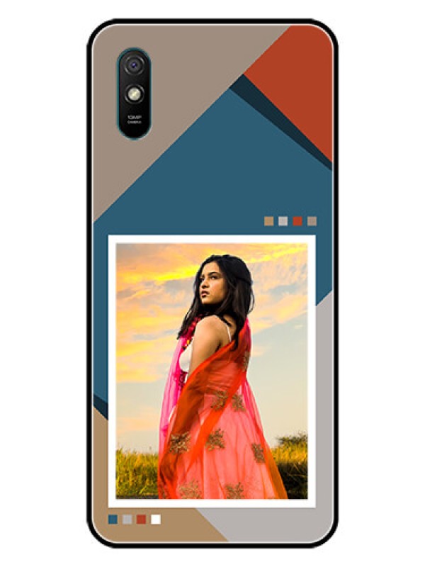 Custom Xiaomi Redmi 9A Sport Personalized Glass Phone Case - Retro color pallet Design