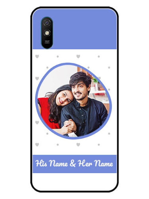 Custom Redmi 9A Photo Printing on Glass Case  - Premium Case Design