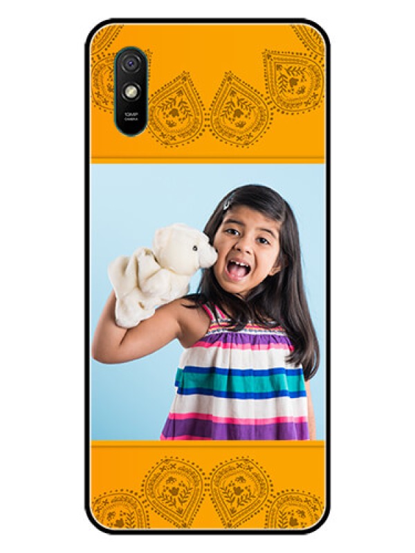 Custom Redmi 9A Personalized Glass Phone Case  - Photo Wedding Design 