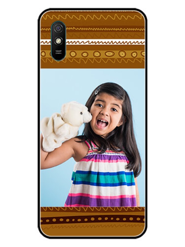 Custom Redmi 9i Sport Custom Glass Phone Case  - Friends Picture Upload Design 