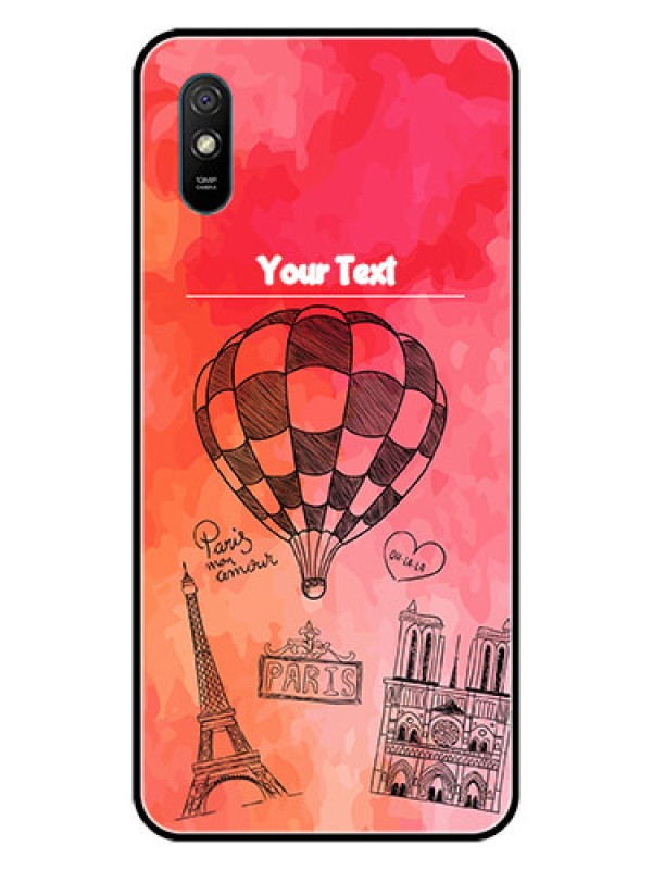Custom Redmi 9i Sport Custom Glass Phone Case  - Paris Theme Design