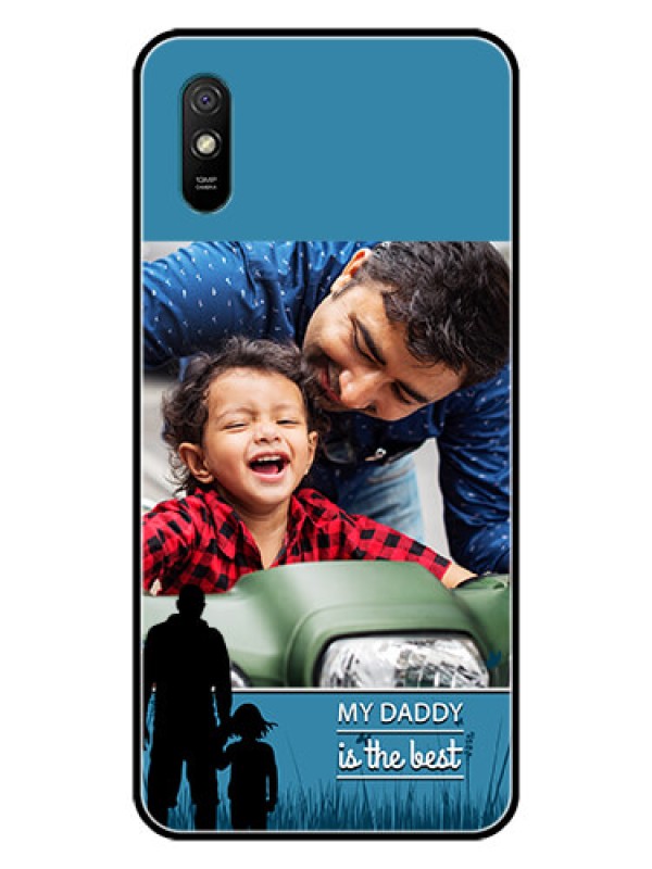 Custom Redmi 9i Sport Custom Glass Mobile Case  - Best dad design 
