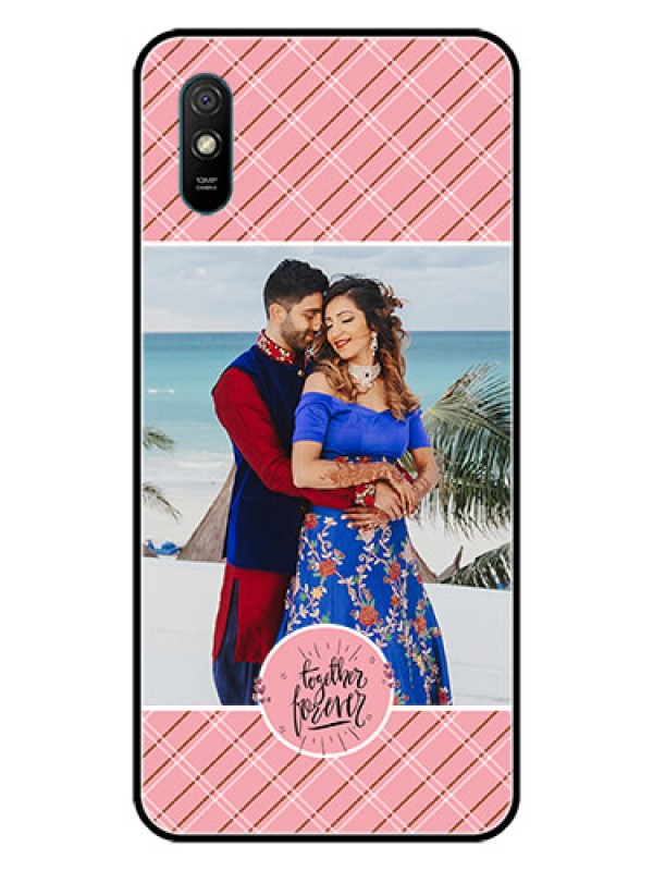 Custom Redmi 9i Sport Personalized Glass Phone Case  - Together Forever Design