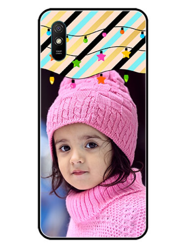 Custom Redmi 9i Sport Custom Glass Mobile Case  - Lights Hanging Design