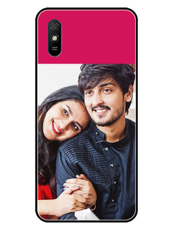 Custom Redmi 9i Custom Glass Mobile Case  - Anniversary Cover Design