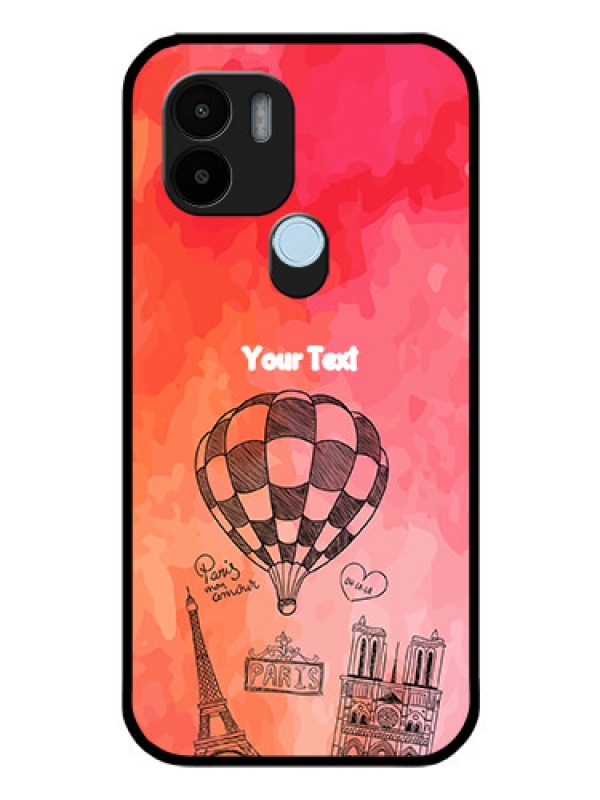 Custom Xiaomi Redmi A1 Plus Custom Glass Phone Case - Paris Theme Design