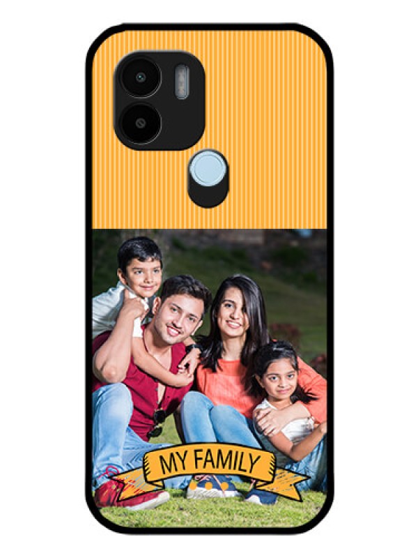 Custom Xiaomi Redmi A1 Plus Custom Glass Phone Case - My Family Design