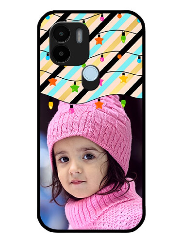 Custom Xiaomi Redmi A1 Plus Custom Glass Mobile Case - Lights Hanging Design