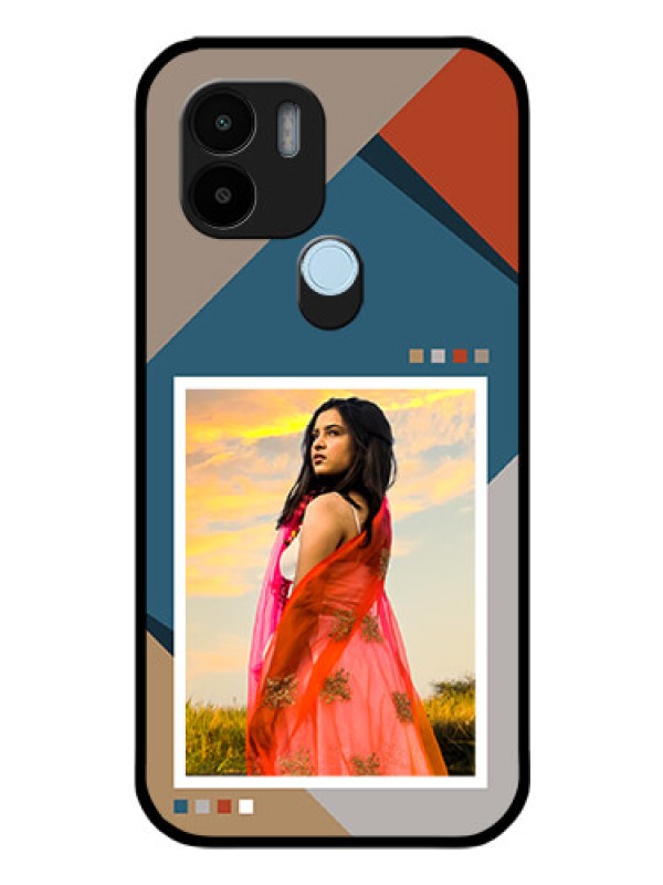 Custom Xiaomi Redmi A1 Plus Personalized Glass Phone Case - Retro color pallet Design