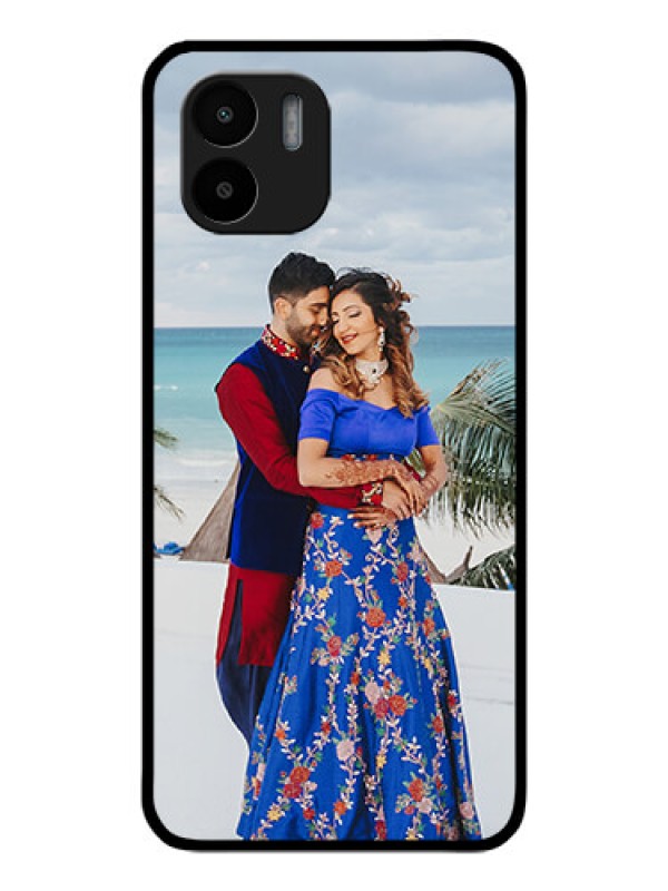 Custom Redmi A1 Photo Printing on Glass Case - Upload Full Picture Design
