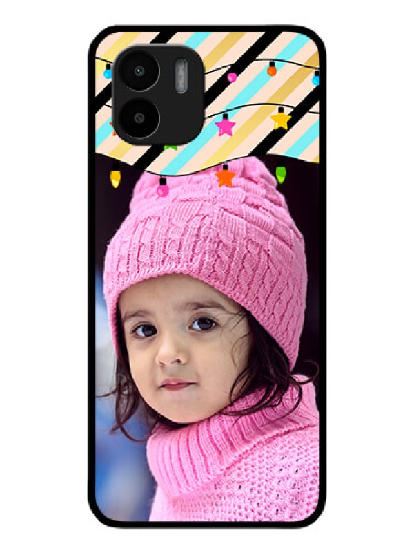 Custom Redmi A1 Custom Glass Mobile Case - Lights Hanging Design