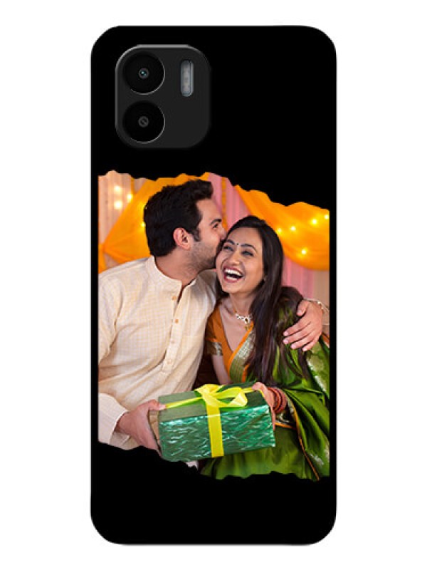 Custom Xiaomi Redmi A1 Custom Glass Phone Case - Tear-off Design