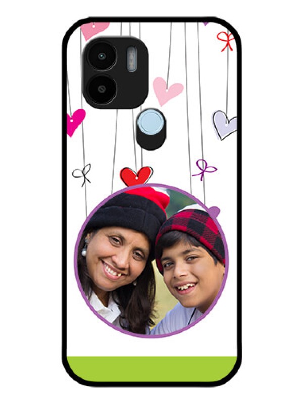 Custom Xiaomi Redmi A2 Plus Photo Printing on Glass Case - Cute Kids Phone Case Design